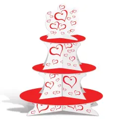 Valentine Cupcake Stand, (Pack of 12)