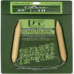 Takumi Bamboo Circular Knitting Needles 24"-Size 10/6mm