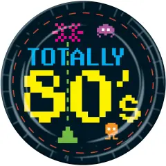 80's Plates (Pack of 12)