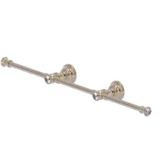 Carolina Crystal Collection 3 Arm Guest Towel Holder - Antique Pewter