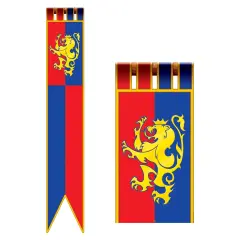 Jointed Medieval Pull-Down Cutout (Pack of 12)