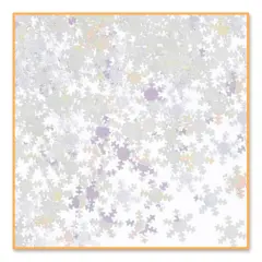 Iridescent Snowflakes Confetti (Pack of 6)