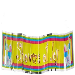 Metallic Showers Of Joy Fringe Banner (Pack of 12)