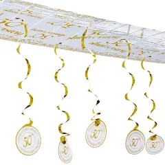 50th Anniversary Ceiling Decor (Pack of 6)