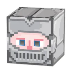 Knight 8-Bit Box Head (Pack of 6)
