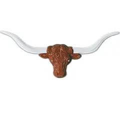 Plastic Longhorn Steer Head (Pack of 24)