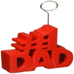 #1 Dad Photo/Balloon Holder (Pack of 6)