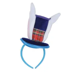 Bunny Top Hat & Ears Headband, (Pack of 12)