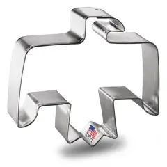 Thunderbird Cookie Cutter 4 in, CookieCutter.com, Tin Plated Steel, Handmade in the USA
