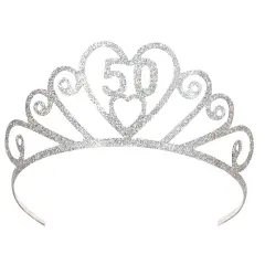 Glittered Metal50Tiara (Pack of 6)