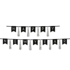 Happy New Year Tassel Streamer, (Pack of 12)