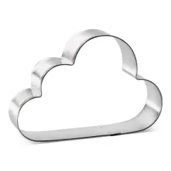 Clouds Cookie Cutter 4 in, CookieCutter.com, Tin Plated Steel, Handmade in the USA