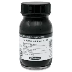 Schmincke Pigment - Lamp Black, 100 ml Jar