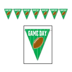 Game Day FootballPennant Banner (Pack Of 12)
