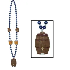 Oktoberfest Beads w/Keg Medallion (Pack of 12)