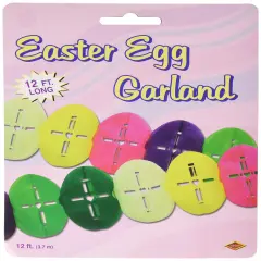 Easter Egg Garland (Pack of 12)