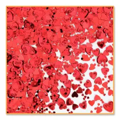 Red Hearts Confetti (Pack of 6)