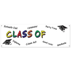 Class OfYearSign Banner (Pack of 12)
