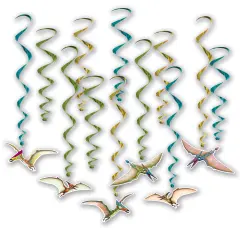 Dinosaur Whirls, (Pack of 6)