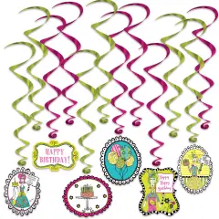 Dolly Mamas Adult Celebration Whirls, (Pack Of 6)