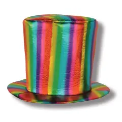 Fabric Rainbow Hat, (Pack of 6)