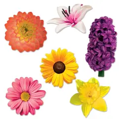 Flower Cutouts, (Pack Of 12)