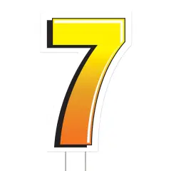 Plastic7Yard Sign, (Pack Of 3)