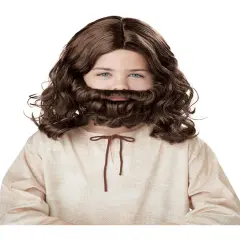 Child's Savior Jesus Wig Costume Accessory