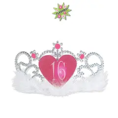 Plastic Light-Up16Tiara, (Pack of 6)