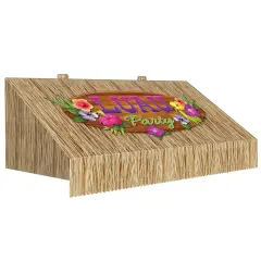 3-D Tiki Bar Awning Wall Decoration, (Pack Of 6)