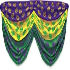 Comedy & Tragedy Faces Fabric Bunting (Pack of 6)