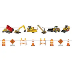Construction Streamer Set, (Pack of 12)