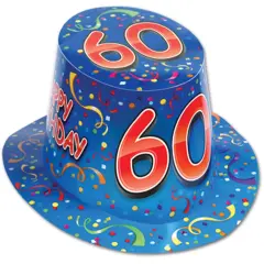 Happy60Birthday Hi-Hat (Pack of 25)