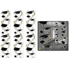 Grad Caps Party Panels (Pack of 12)