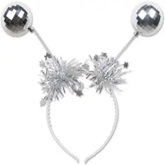Silver Ball Boppers (Pack of 12)