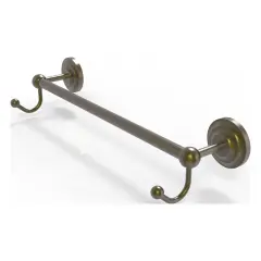 Prestige Que New Collection 24 Inch Towel Bar With Integrated Hooks - Pqn-41-24-Hk-Abr