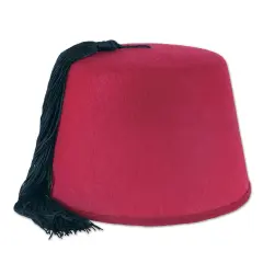 Felt Fez Hat (Pack of 12)