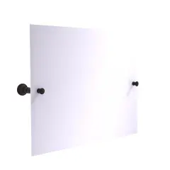 Carolina Collection Frameless Landscape Rectangular Tilt Mirror With Beveled Edge - Oil Rubbed Bronze