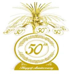 50th Anniversary Centerpiece (Pack of 12)