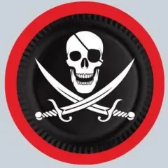 Pirate Plates (Pack of 12)
