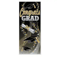 Congrats Grad Door Cover, (Pack Of 12)