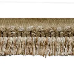 5 Yards of Heavy Premiun Cut Fringe - Acorn Multi | 5 yard cut Ivory Multi