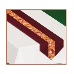 Autumn Leaves Fabric Table Runner (Pack of 6)