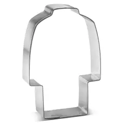 Lab Coat Cookie Cutter 4 in, CookieCutter.com, Tin Plated Steel, Handmade in the USA