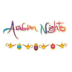 Arabian Nights Streamer Set, (Pack Of 12)