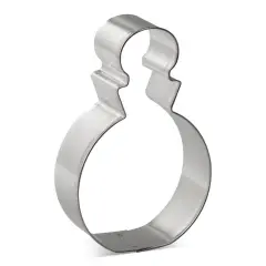 Perfume Bottle Cookie Cutter 3.75 in, CookieCutter.com, Tin Plated Steel, Handmade in the USA