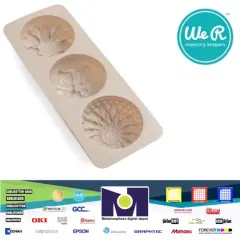 We R Memory Keepers SUDS SOAP Mold, Flower, 3 Cavity 60000240