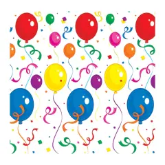 Balloons & Confetti Backdrop (Pack of 6)