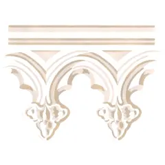 Gothic Molding Wall Stencil | 3291 by Designer Stencils | Reusable Stencils for Painting |