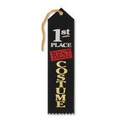 Best Costume 1st Place Award Ribbon (Pack of 6)